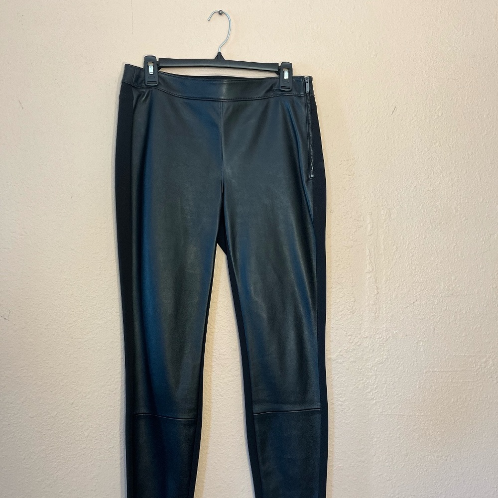 Faux leather pants from White House Black Market's
